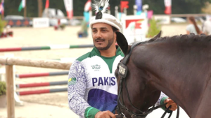 Pakistani equestrian Usman Khan has qualified for the Paris Olympics